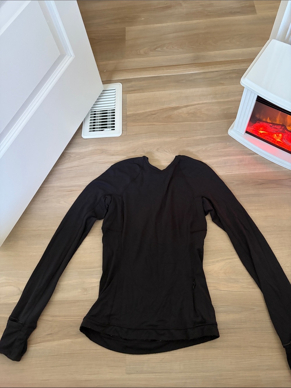 lululemon athletica Black Long-Sleeve Active Top